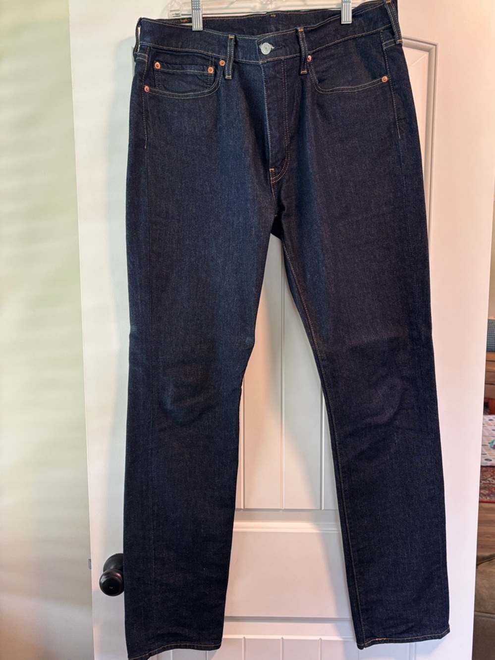 Levi's Dark Blue 511 Straight-Leg Jeans